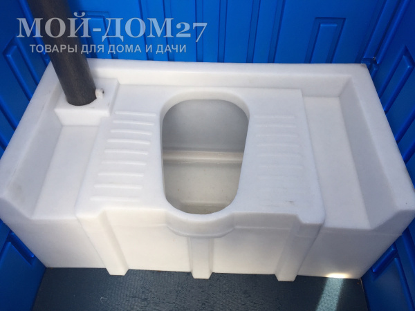 Накопительный бак ножной для туалетной кабины | Мой-Дом27 | Накопительный бак выполнен по принципу чаше Гения (ножная).<br>
Совместимо с туалетными кабинами EcoStyle (Экостайл) и EcoGrup (ЭкоГрупп).